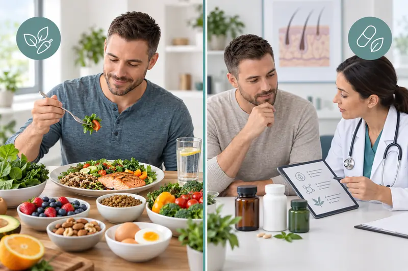 Supplements After Hair Transplant Food and clinician-approved supplements supporting recovery after hair transplant