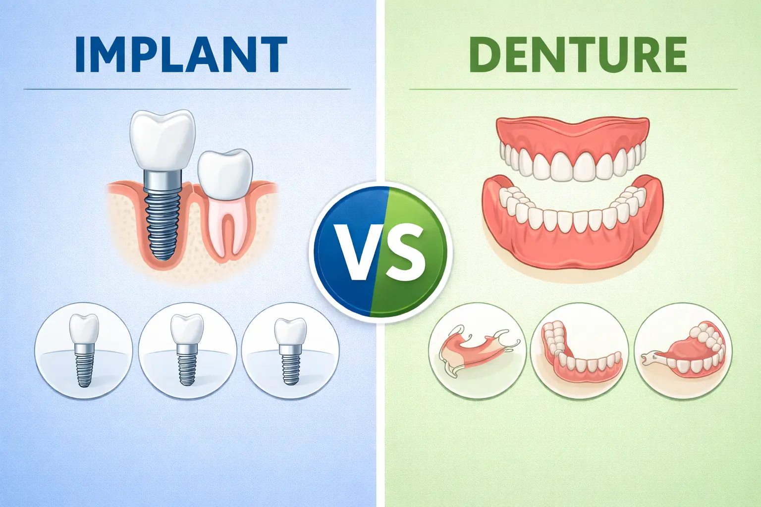 Implant or Denture? Which Should I Choose?